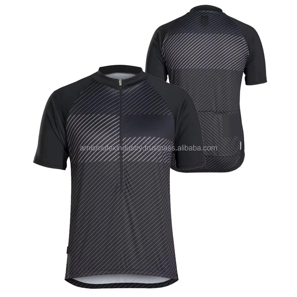 Top High Quality Best Cycling Jerseys Custom Logo Printed And Design Half Sleeves Lightweight Fabric