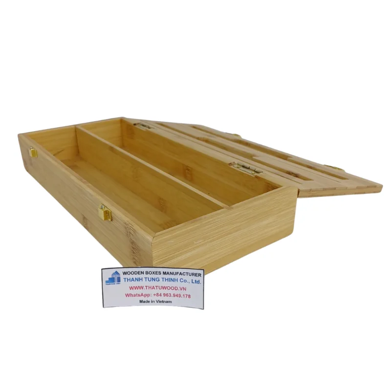 2023 High Quality Bamboo Storage Organizers with best price for cutlery and kitchen tools WhatsApp: +84 961005832