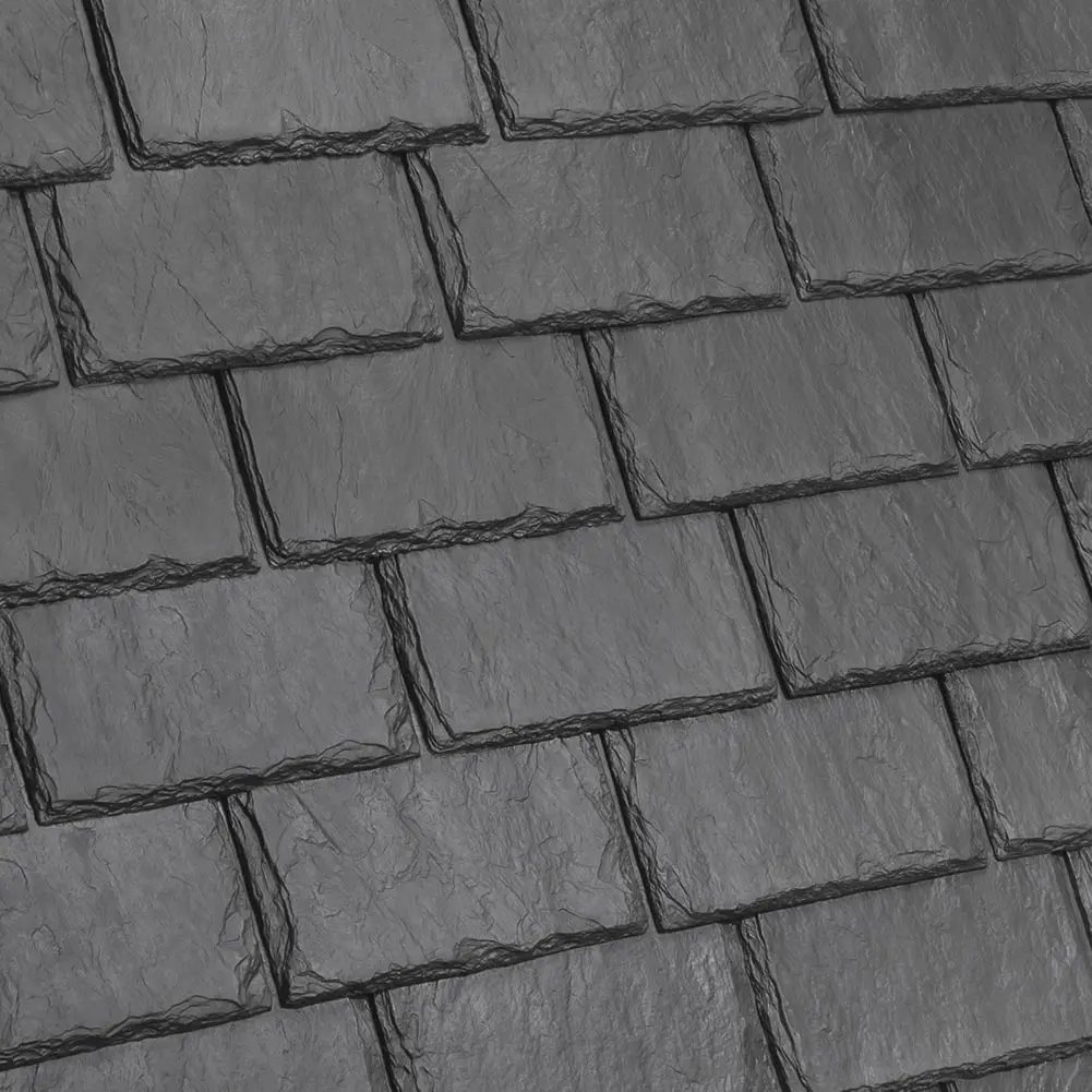 Slate Strips Slate Roof Black and Gray Outdoor Natural Stone Split Roofing Slate Tiles