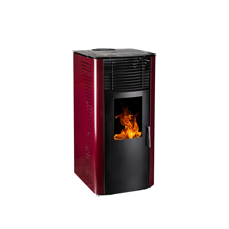 Ht Selling High efficiency pellet fireplace automatic wood pellet stove with temperature control function