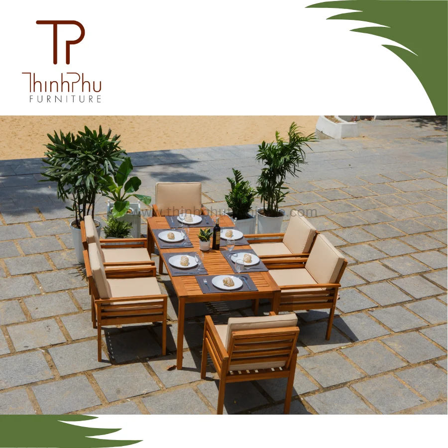 Contemporary Outdoor Garden Sofas with Corner Dining Chair and Fire Pit for Courtyard Villa on Sale at Outdoor Furniture