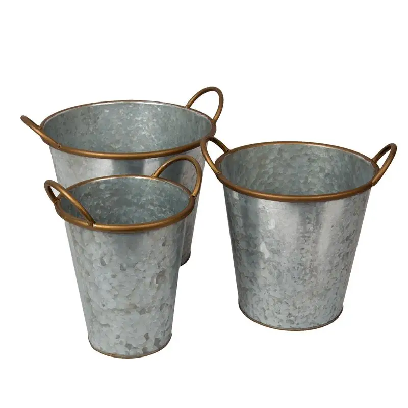 Ice Bucket METAL  ROUND REQTANGLE OVELE SHAPE Beverage Tubs Large Ice Bucket Drink Buckets for Parties Weddings 12L
