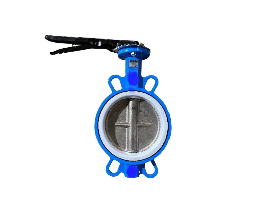 Professional Manufacturer Cast Iron EPDM Molding Wafer Type Butterfly Valve For Hot and Cold Domestic Water