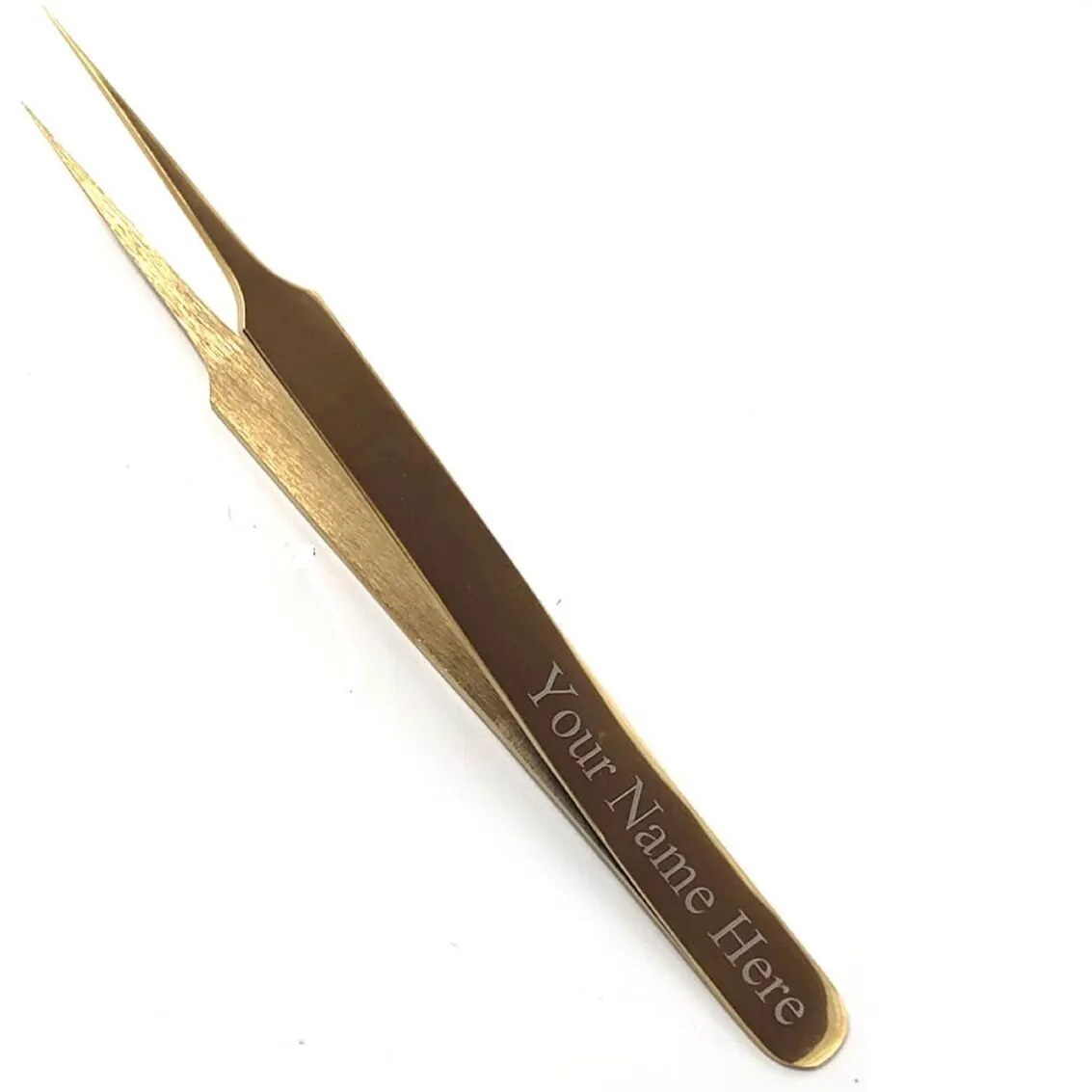 Diamond Grip Tweezers For Eyelash Extensions Straight And Curved Precision Professional Volume Easy Fanning