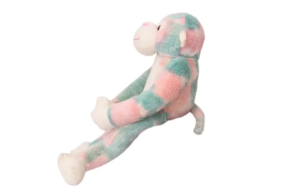Multi-Colored Cute Monkey Soft Plush Stuffed Animal Toy Best Fabric Cotton and PP Filled for Boys Handmade in India
