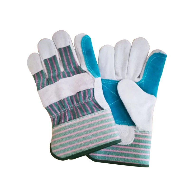 Custom Gardening Gloves Heavy Duty Heat Resistant Cowhide Welding Gloves Safety Work Leather Welding Gloves Wholesale