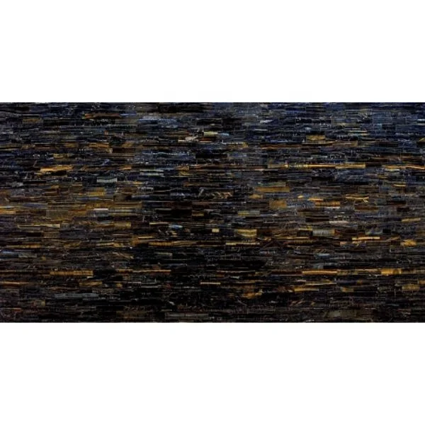 Best Quality Tiger Eye Blue Marble Slab Stone Polished Natural Tile Modern Interior Exterior Wall Decoration Kitchen Bathroom