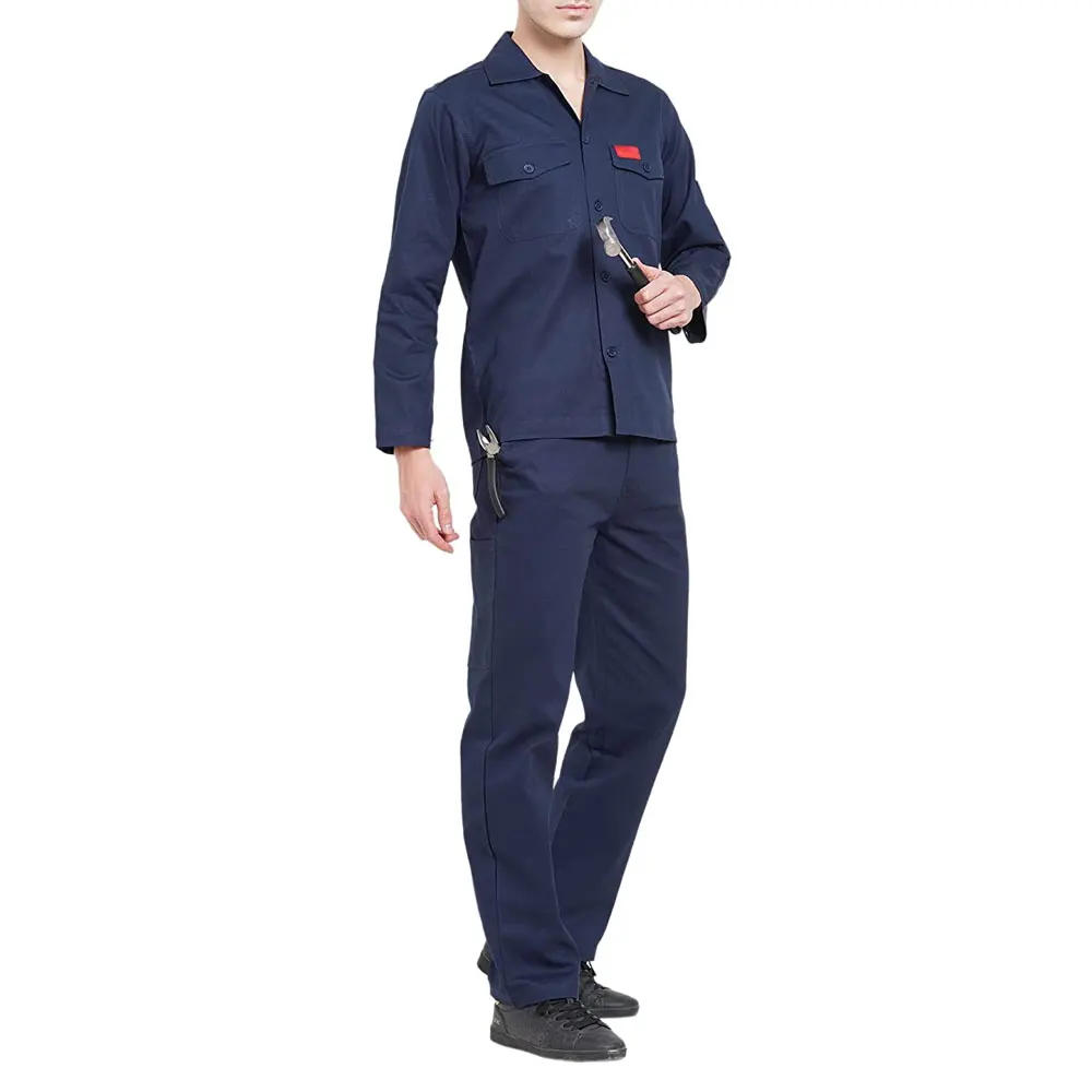 Wholesale Factory made Construction Industrial Safety Worker Uniform Custom Electrician Safety Work Overalls Workwear set