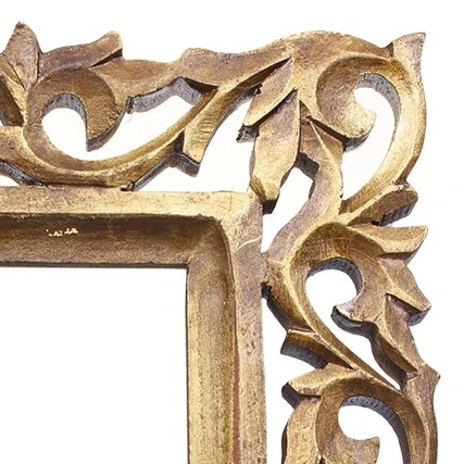Wooden Photo Frame Antique Brown Beautiful Designer Wall Picture Photograph Decor