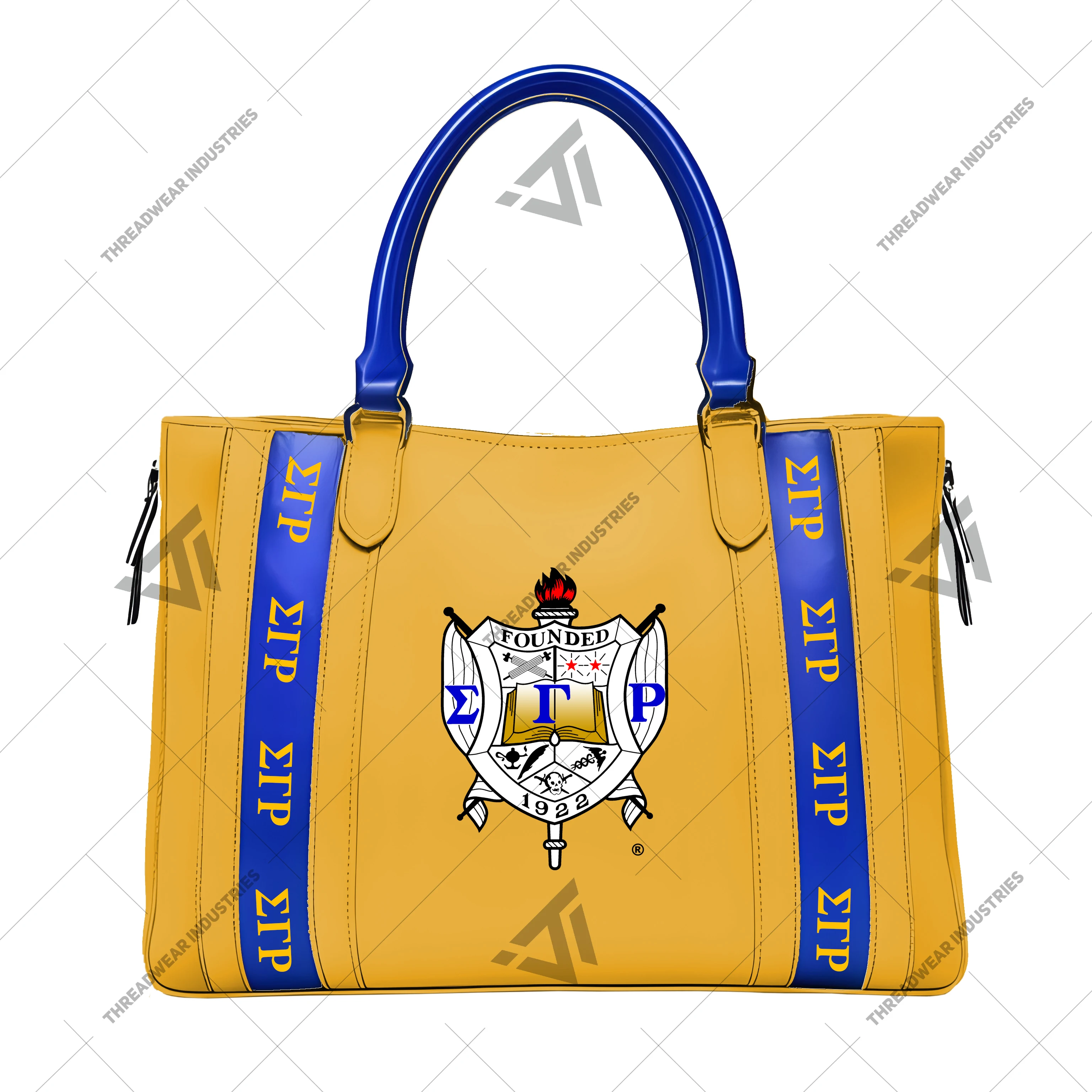 Custom Wholesale Sigma Gamma Rho Handbag Purse Greek Paraphernalia Sorority Apparel