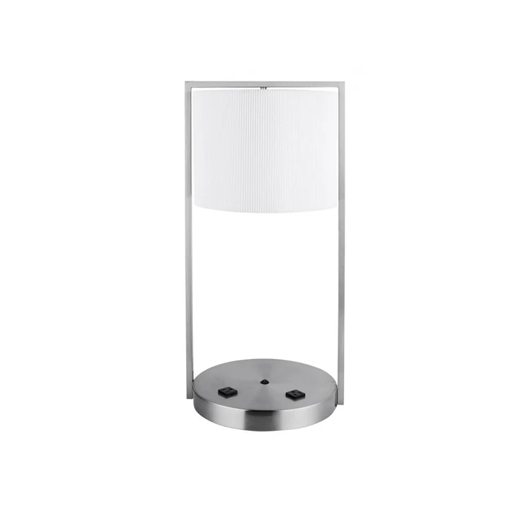 Hotel Room LED Headboard Light Table Lamp with Outlets