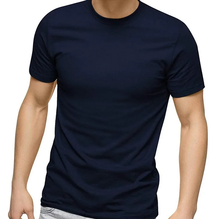 Men T Shirt With Factory Wholesale Best Quality 100% Cotton Exportable Quick-Dry Solid Color O Neck Price From Bangladesh