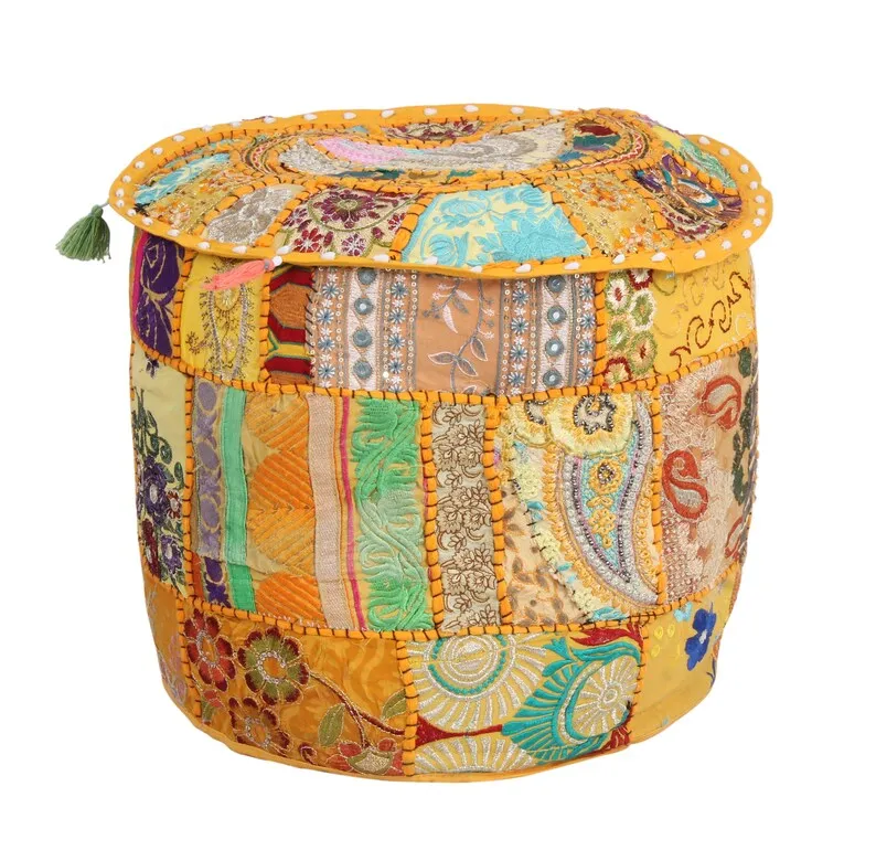 New Arrival Colorful Vintage Home Decorative Suzani Cotton Embroidered Cushion Cover Memory Foam Filled with Unique Features