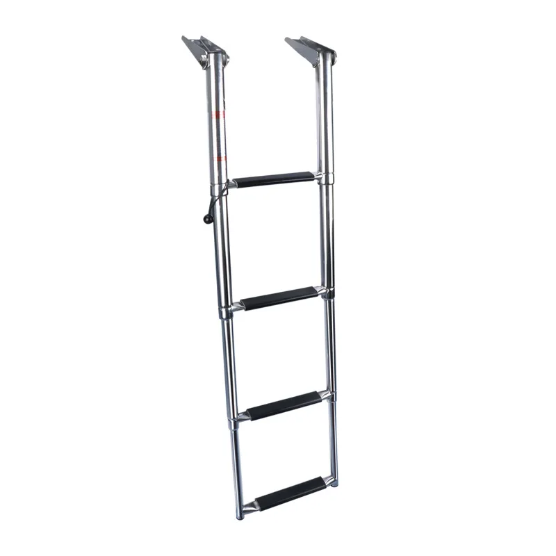 316 stainless steel ladder high polished marine swimming folding ladder marine ladder