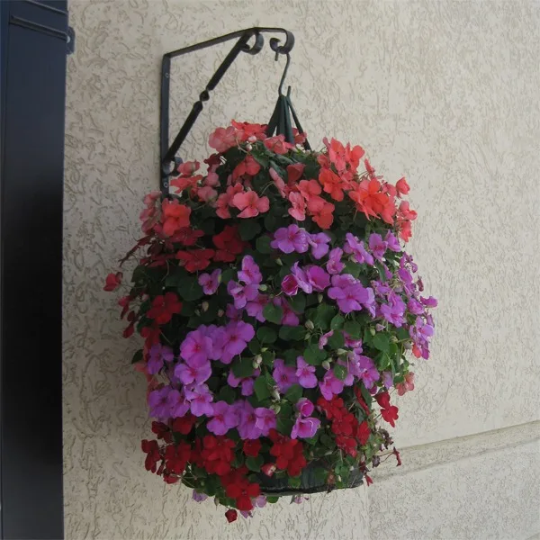 Hot Sale Best Quality Plastic Flower  Desktop Planter Pot Hanging Grow Bag 12 slits Pot Bags Durable Strong Handles Plant Pots