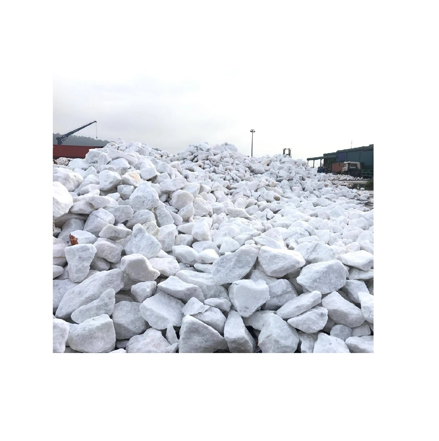 Metal Building Materials - White Limestone chips Best Reduced Price Calcium Carbonate Lumps Ready To Export