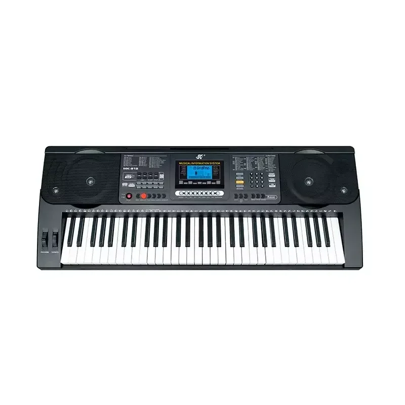 Music Portable Rhythm LCD Display 128 Entertainment Educational 61 Keys Electrical Keyboard Organ with Competitive Price
