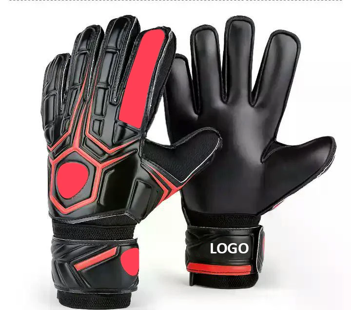 Strong Grip Super Soft Training Football Goalie Soccer Gloves Professional Thick Latex Football Goalkeeping Gloves