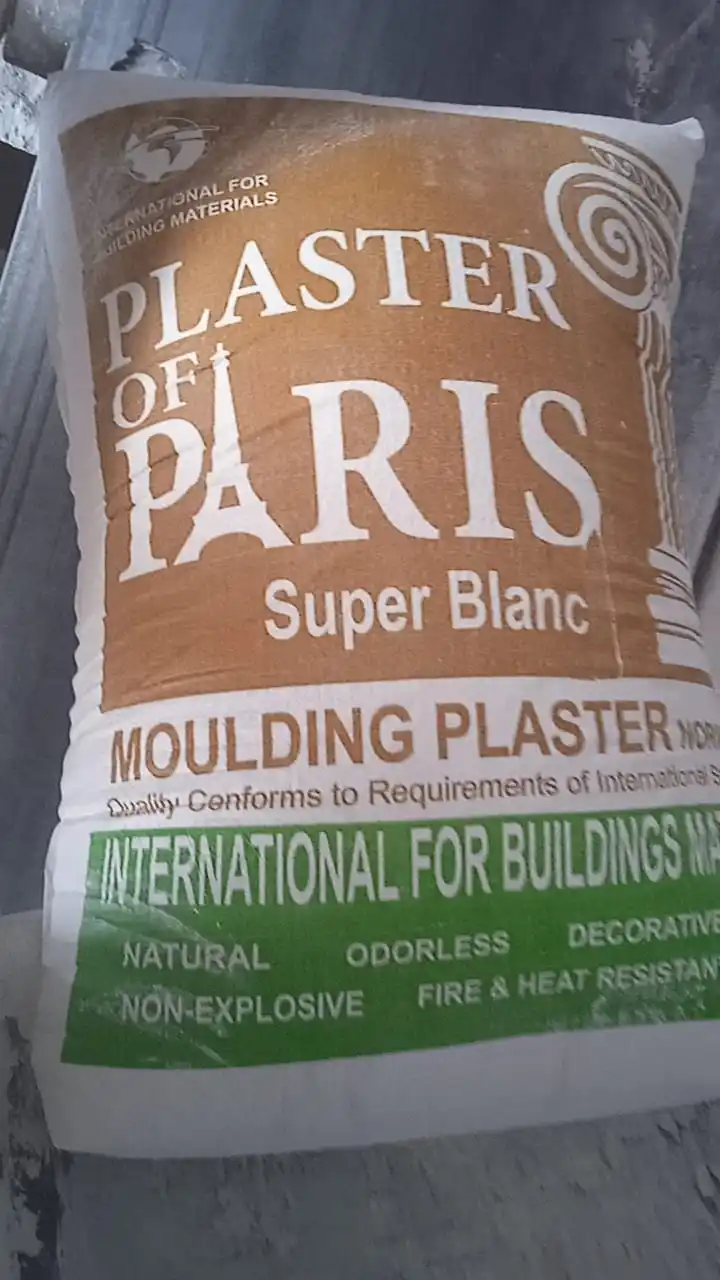 POP WHITE CEMENT TO TEMA PORT GHANA GYPSUM POWDER PLASTER
