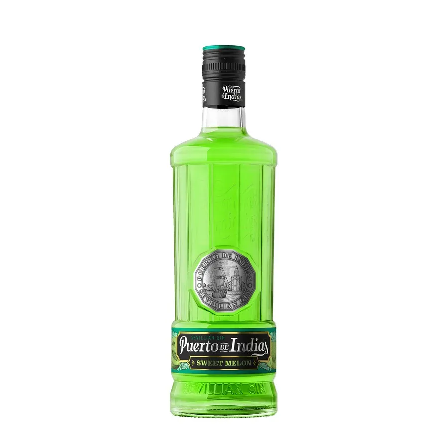 Gin Puerto de Indias Sweet Melon Premium gin Alcoholic Beverage Glass Bottle Liquor 75cl 37,5%