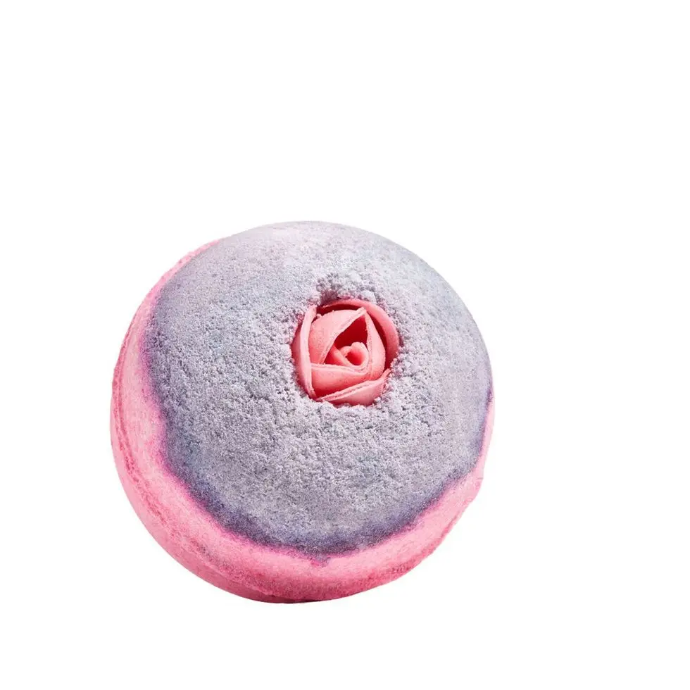 Bath Bomb For Kid Dried Rose Petals Bath Salt Ball Shower Steamer Bomba Skin Rejuvenation Bubble Bathbombs