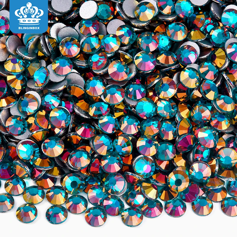 Blinginbox SS6-SS30 Non hotfix Crystal Rhinestone Glass Glitter Flatback Glue on Nail Art Craft DIY Crystal Decoration
