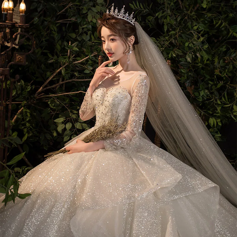 Limited  ODM OEM wedding dresses 2024 elegant wedding dress ball gown