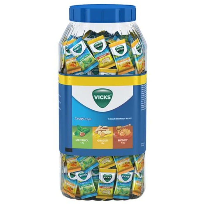 Cough drop tablets cough suppressant and/or oral care for sore throat or cough due to colds or inhaled irritants