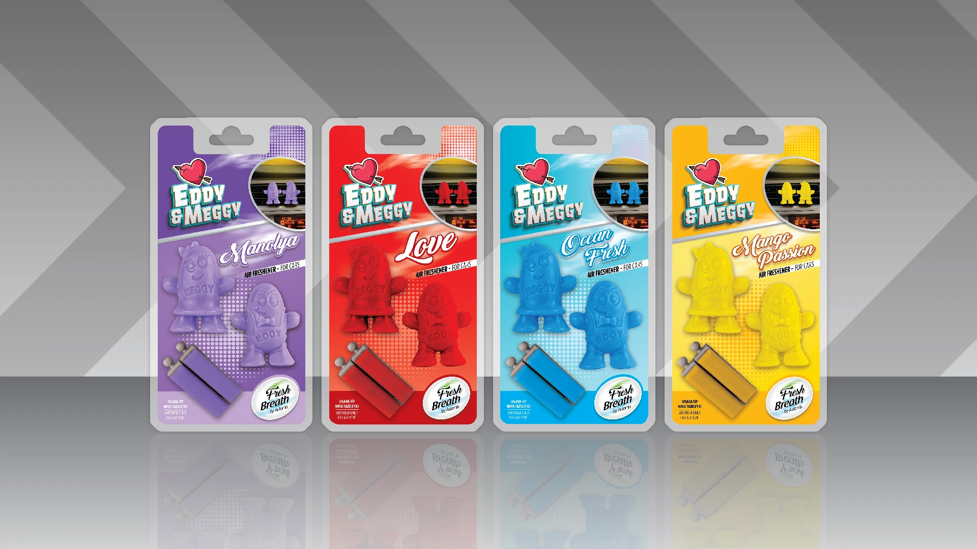 Hot Sale Air Fresheners Love 2in1 Long Lasting Car Plate Air Fresheners Olive Flower Passion Woody Ocean Fresh Spring Elegance