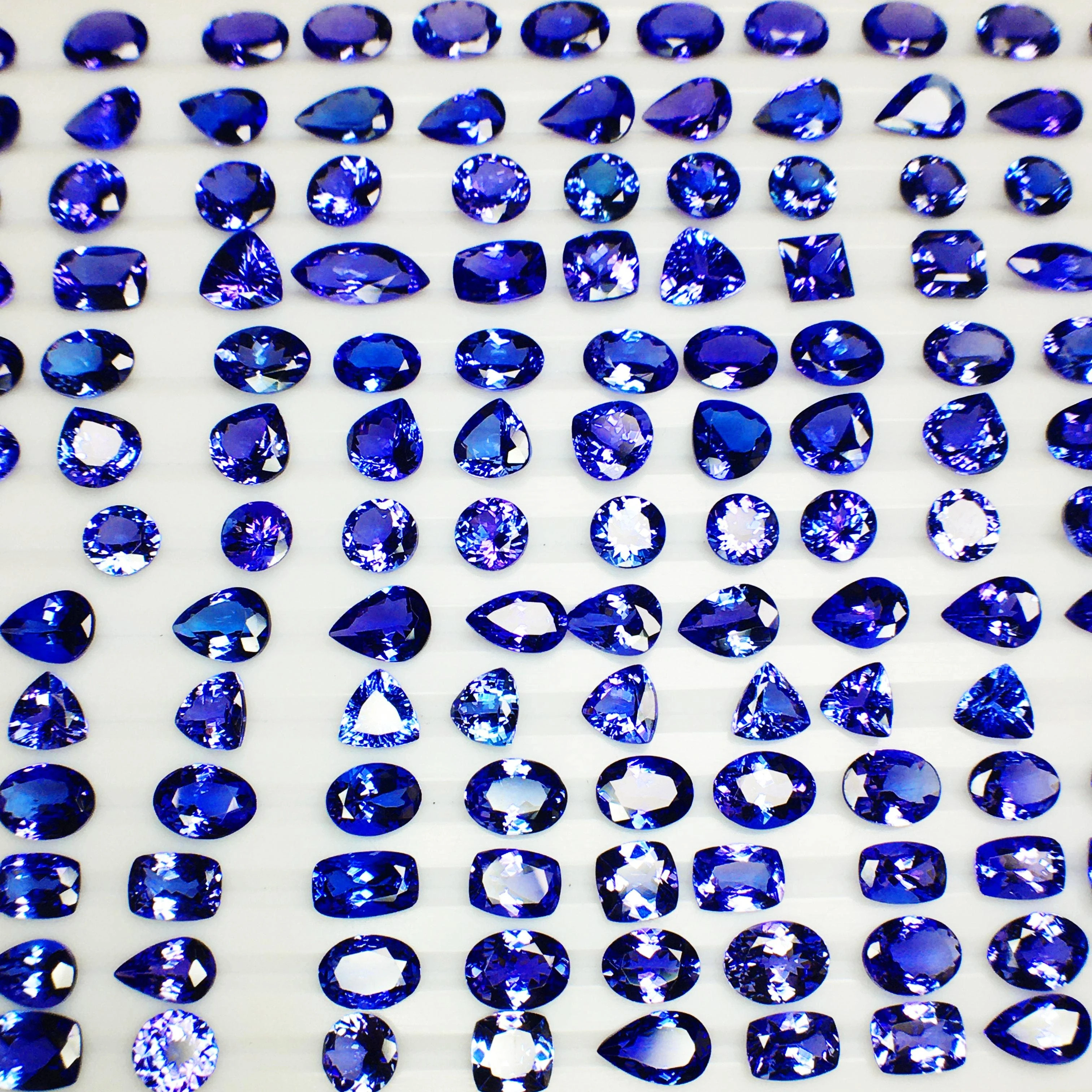 Natural heated Tanzanite gemstone mix shape Tanzania origin AAA quality excellent luster & very beautiful pcs for jewelry making