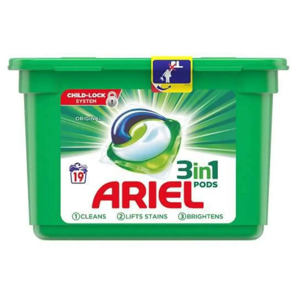 Ariel 3 In 1 Pods Regular Detergent / Powerful Ariel pod laundry capsule factory manufacturer