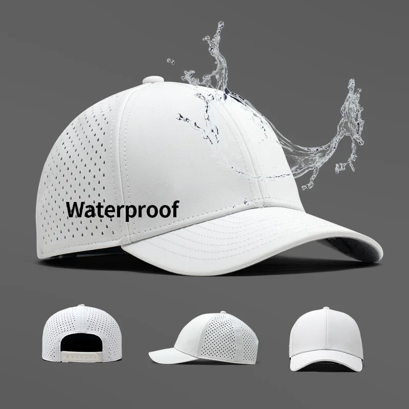Curved Visor sports hat  water proof  6 panel sport  hats for men custom baseball cap
