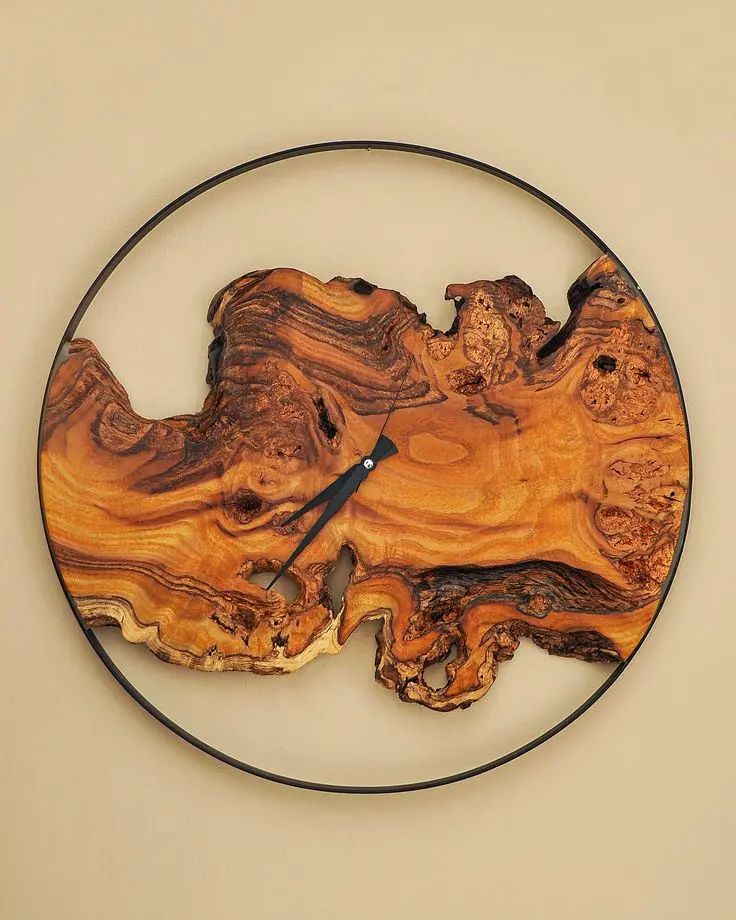 Eco-Friendly Resin Wall Clock with Creative Designs to Enhance Any Wall Space from Indian Manuufactured