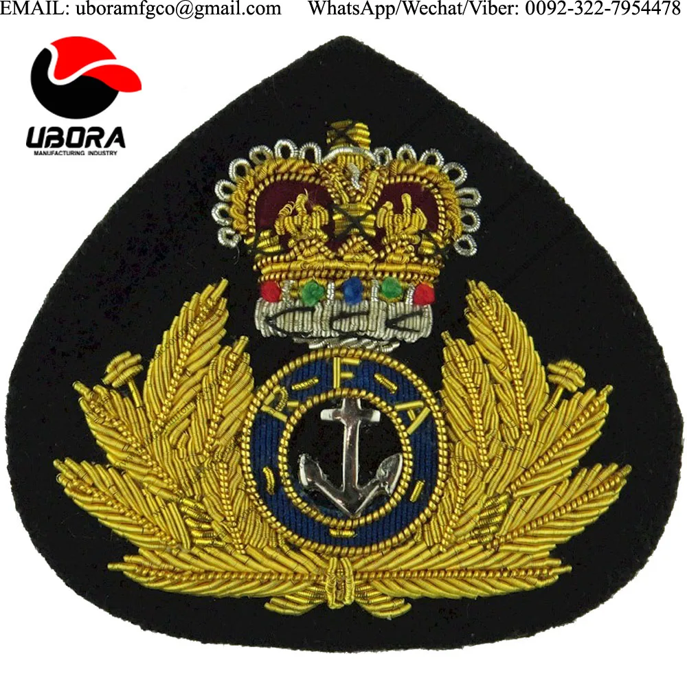 sew on badge merchant navy cap badge officers bombay style