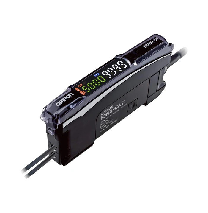 Polycarbonate Material White LED Display High Color Discrimination Capability Fibre Amplifier E3NX-CA21 2M