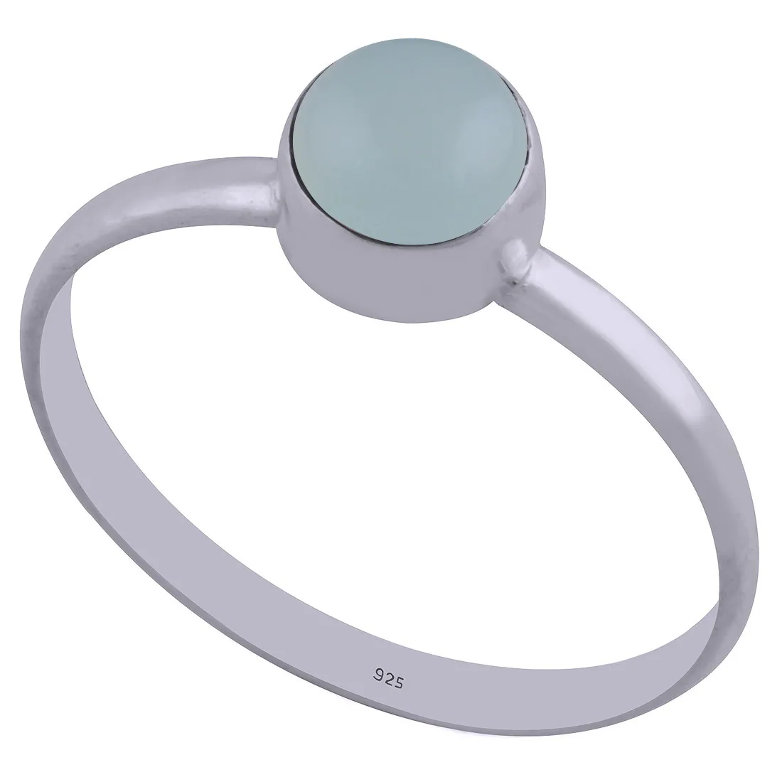 Minimal Garnet Round Shape 925 Sterling Solid Silver Ring  Wholesaler India Direct From Indian Suppliers
