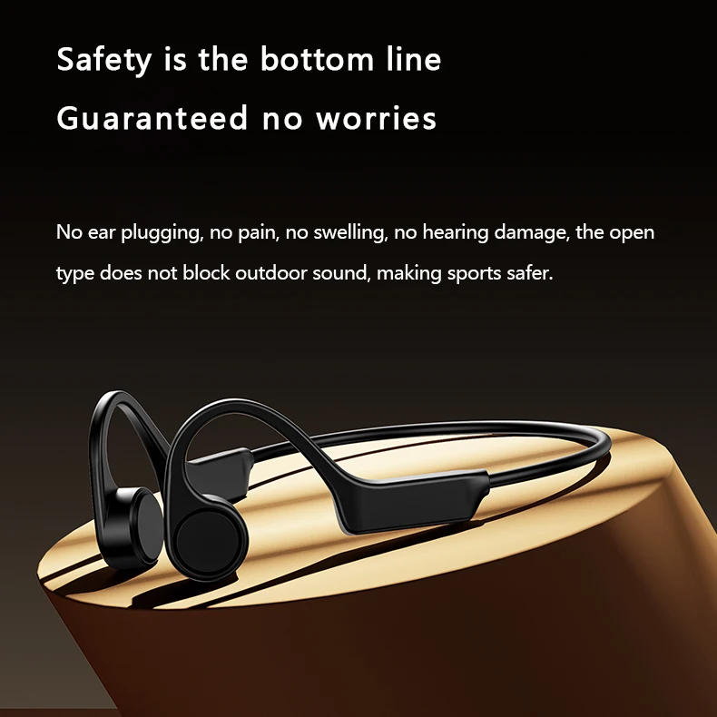 Ergonomic Design Open Ear Bone Conduction Module X4s Comfortable Wearing Wireless Running Bone Conduction Earphones