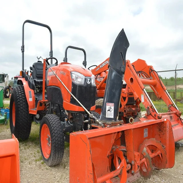Cheap compact tractor used tractor agriculture 4WD Mini Garden Tractor for KUBOTA-B2301 Series with Front End Loader
