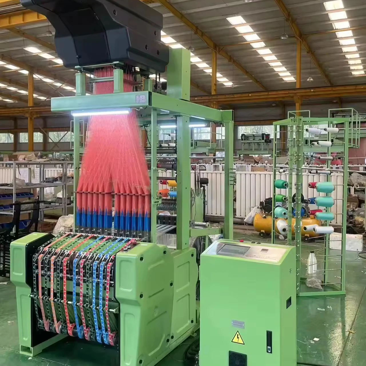 Weft Knitting Label Machine Electric High Speed Crochet Machine