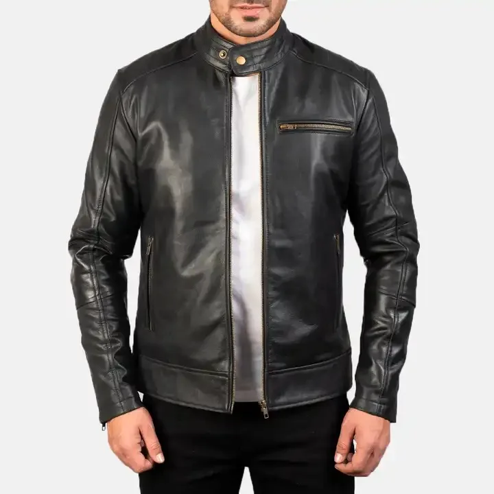 New Arrival Men Clothing Men Leather Jacket Best Sale made In Pakistan Men Leather Jacket for Sale Online