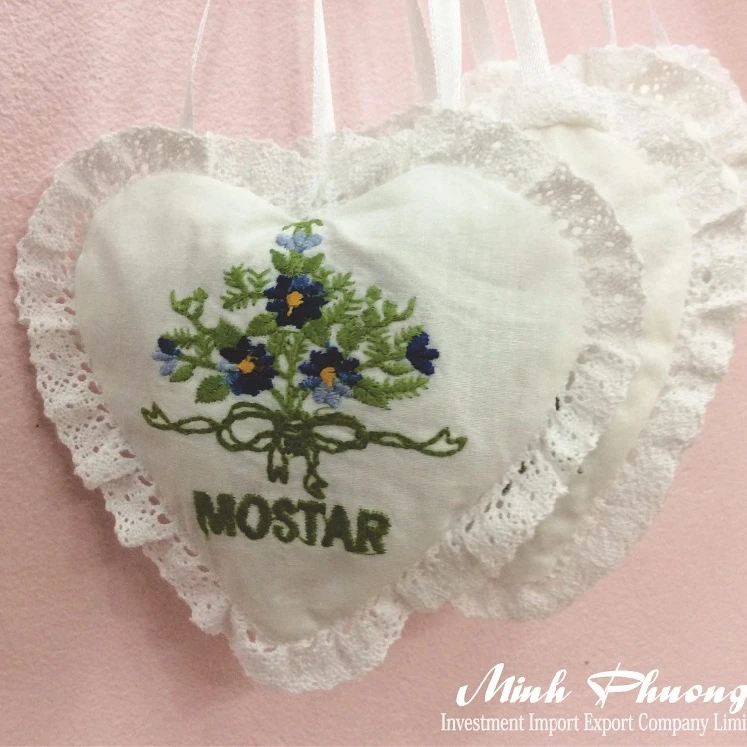 Wholesale Quality The Vietnam Good Quality Lavender Sachet Embroidery Crafts from Vietnam Best Supplier