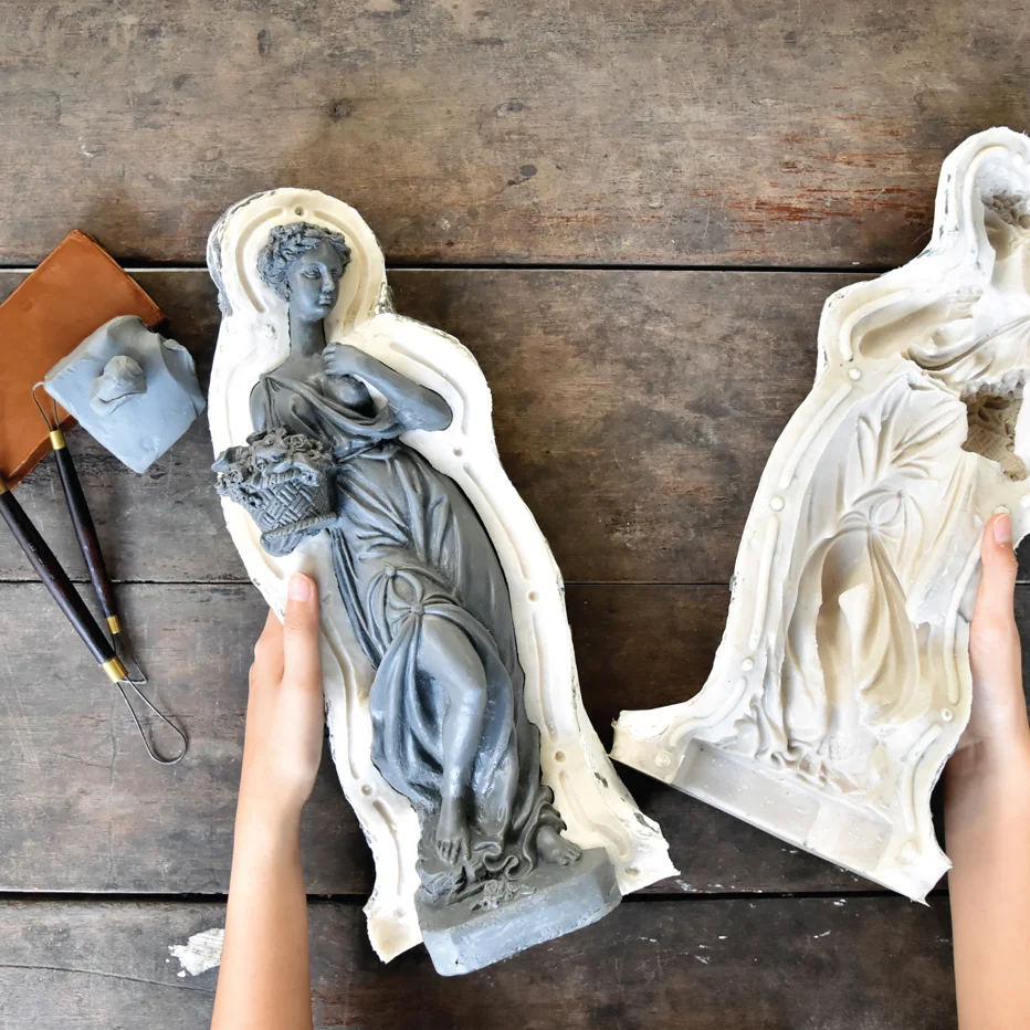 Gray Sculpture Clay Special 454G. Perfect for Sculpting,Model Making,Prototyping,Crafting NonToxic Casting Clay Figurine