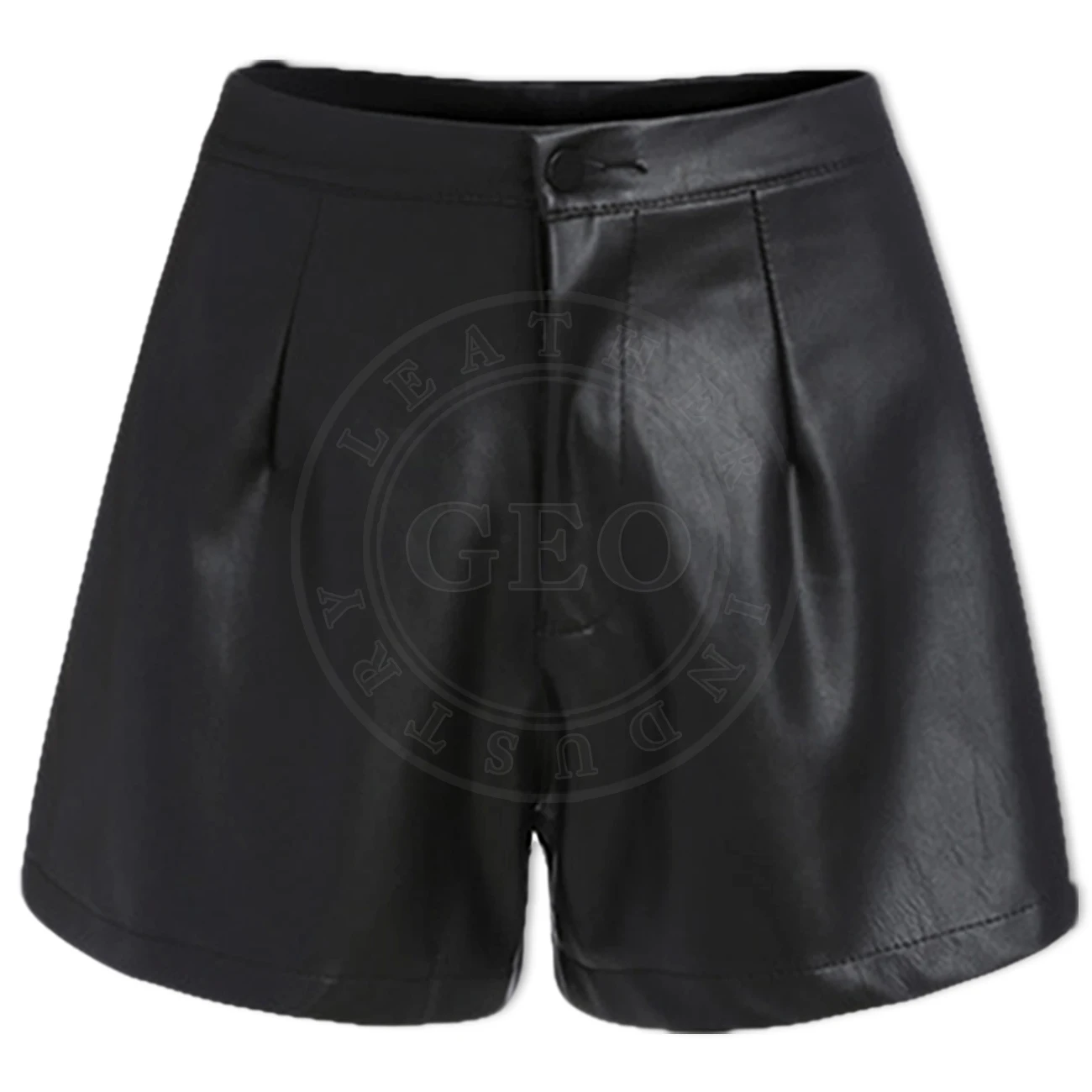 Smart Design Fashion Leather Shorts for Ladies
