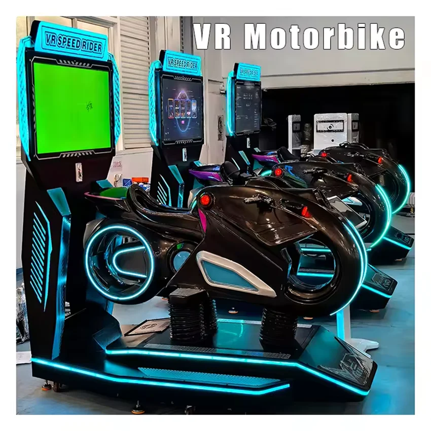 VR Speed Rider VR 9d motorbike Virtual reality Simulation Motorcycle Games For VR Amusement Park