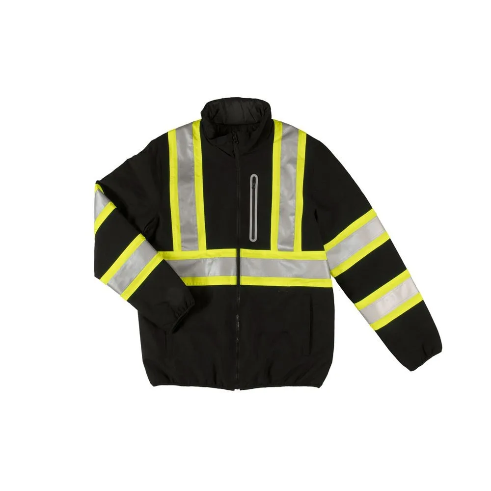 Parka Safety Clothing Jacket High Quality Work Wear High Visibility Safety Jacket Custom Reflected Winter Work Uniform & Overall