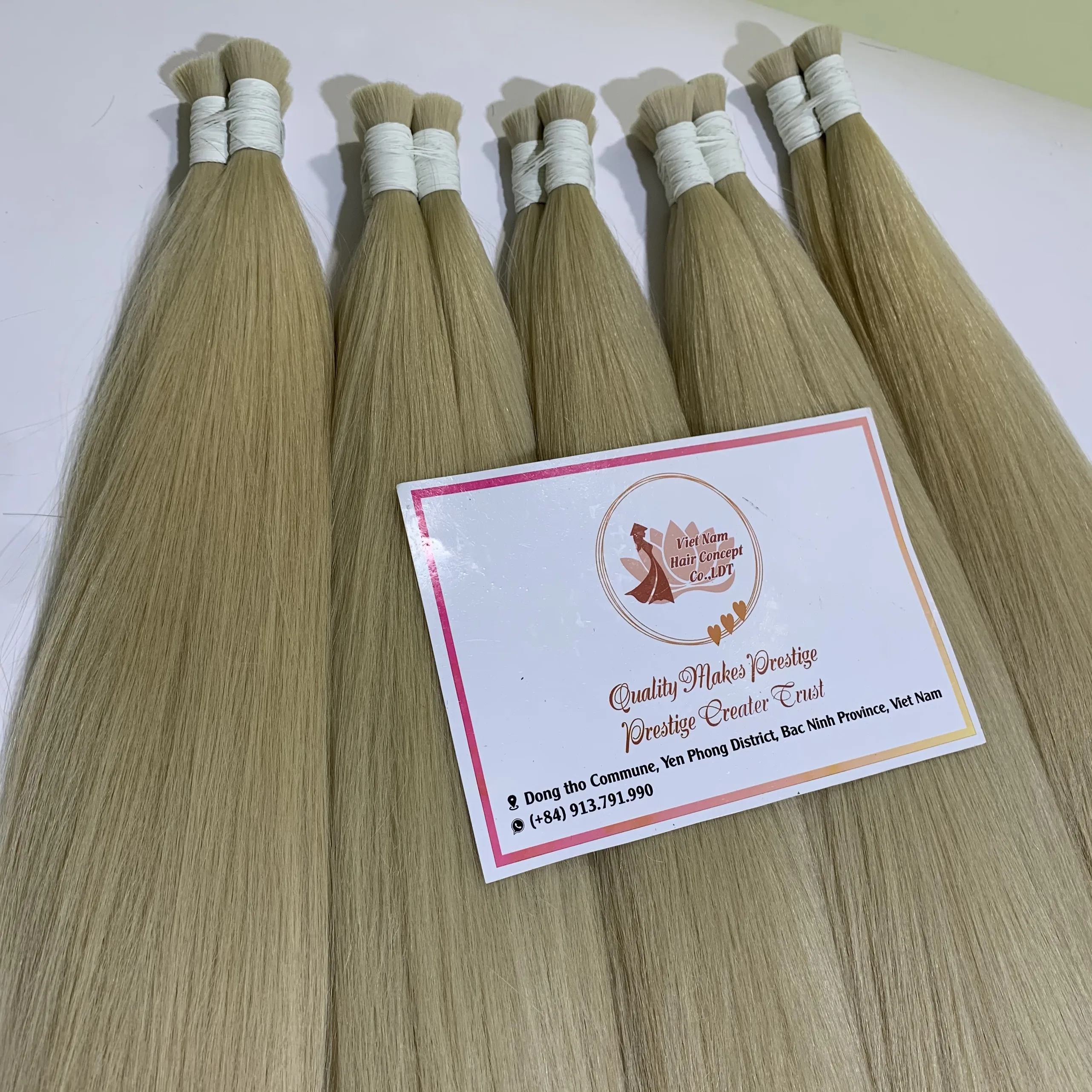 New Brand Bulk Hair Super Double Drawn Cuticle Aligned Hair Extension 100% Remy Virgin Hair Cheap Price