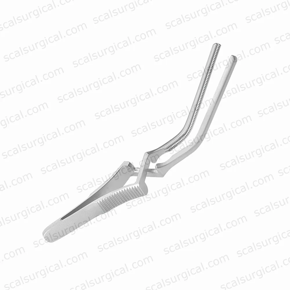 Debakey Cross Action Bulldog Clamp Curved Stainless Steel Cardiovascular Surgery Instruments