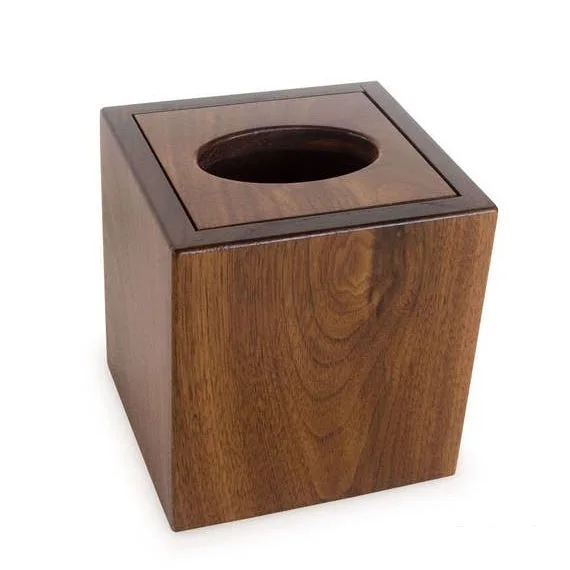 Unique Style Household Dinnerware Table Decor wood Tissue Holder High Selling Top Trending Natural Wooden Tissue Box