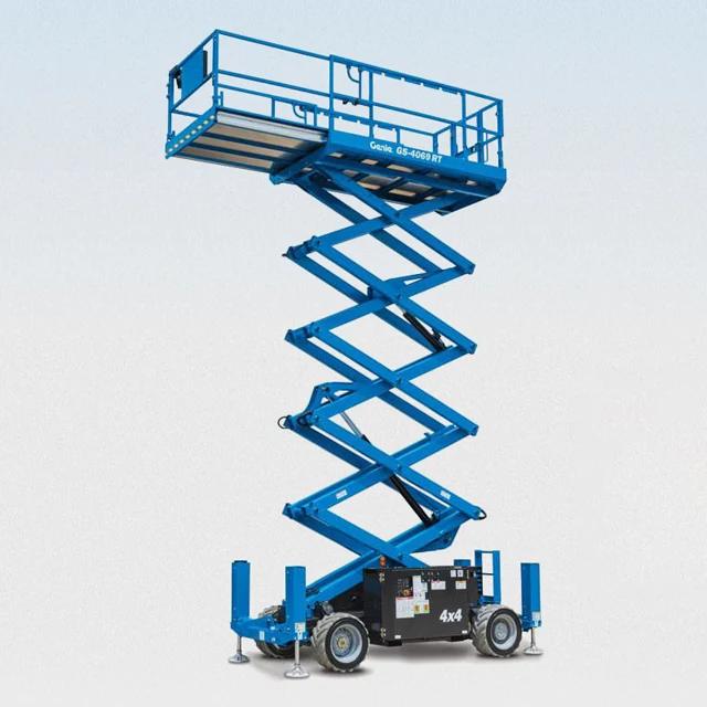 Genie GS-4069 DC 14.30m electric-drive rough terrain slab scissor lift for sale