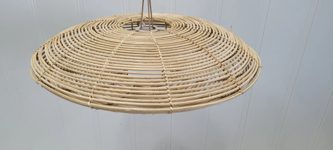 best Supplier From Vietnam Top Grade Supplier Hot Selling OEM ODM Service Low MOQ Brown Horizontal Round Lampshade